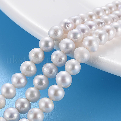 Natural Keshi Pearl Beads Strands UK-PEAR-S020-F02-1