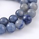Natural Blue Aventurine Beads Strands UK-G-I199-24-6mm-3