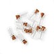 10PCS Mini Clear Glass Vials Bead Storage Containers for Wishing Bottle Making UK-CON-Q017-K-2