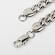 304 Stainless Steel Figaro Chain Necklaces UK-NJEW-H411-4-K-3