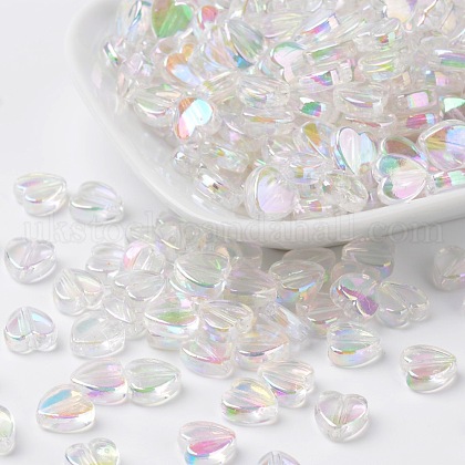 Eco-Friendly Transparent Acrylic Beads UK-X-PL539-822-1