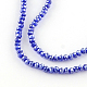 Glass Beads Strands UK-EGLA-GR4MMY-M-2
