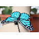 Gothic Style Butterfly Bracelet Alloy Resin Finger Ring Linked Jewelry UK-BJEW-JL077-01-K-2