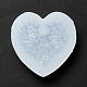 Imitation Embedded Rhinestone Heart Pendant Silicone Molds UK-DIY-I090-01-4