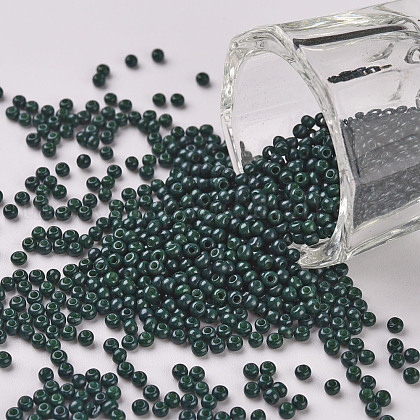 11/0 Grade A Baking Paint Glass Seed Beads UK-X-SEED-N001-A-1041-1