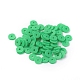 Flat Round Eco-Friendly Handmade Polymer Clay Beads UK-CLAY-R067-6.0mm-08-4