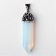 Pencil Opalite Point Pendants&nbsp;UK-G-K098-I-02-1