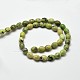 Natural Serpentine Oval Beads Strands UK-G-F199-02-8x10mm-2
