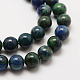 Natural Chrysocolla and Lapis Lazuli Beads Strands UK-G-P281-03-6mm-3