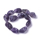 Natural Amethyst Beads Strands UK-G-P422-24-1