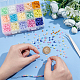 15 Colors Glass Seed Beads UK-SEED-PH0012-07-3