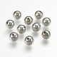 925 Sterling Silver Half Drilled Beads UK-STER-K037-038B-1