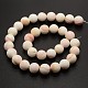 Giant Clam Shell Beads Strands UK-GSHE-N001-10-10mm-K-3