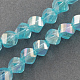 Electroplate Glass Beads Strands UK-EGLA-R031-10mm-32-K-1
