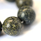 Natural Serpentine/Green Lace Stone Round Bead Strands UK-G-E334-6mm-14-4