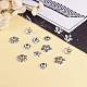 Tibetan Style Spacer Beads End Caps Antique Silver Jewelry Findings Beads Caps Mix Style UK-TIBEB-PH0001-02-B-5