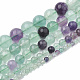 Natural Fluorite Beads Strands UK-G-S333-6mm-006-2