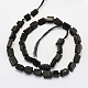 Natural Black Tourmaline Beads Strands UK-G-L464-05-3