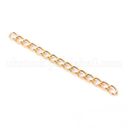 Ion Plating(IP) 304 Stainless Steel Chain Extenders UK-STAS-G130-15G-1