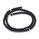 Round Natural Black Onyx Stone Beads Strands UK-X-G-S119-4mm-2
