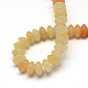 Natural Yellow Jade Beads Strands UK-G-UK0003-26-2