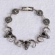 Antique Silver Plated Fashionable Retro Glass Cattle Jewelry Sets: Earrings & Bracelets & Necklace UK-SJEW-E044-06C-K-6