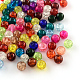 Transparent Crackle Glass Beads UK-CCG-MSMC0002-01-M-1