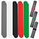 Nbeads 10Pcs 5 Colors Silicone Covered Iron Flip Wraps Holder Clips UK-BJEW-NB0001-04-2