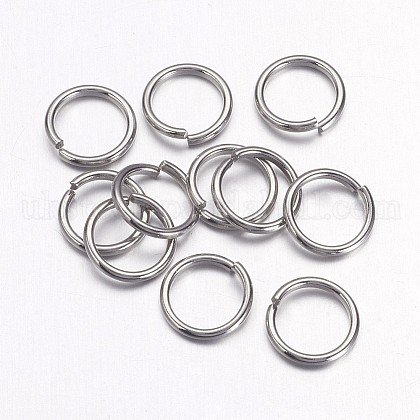 304 Stainless Steel Open Jump Rings UK-STAS-E066-07-10mm-1
