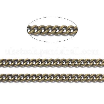 Brass Twisted Chains UK-X-CHC-S096-AB-NF-1
