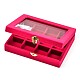Wooden Rectangle Jewelry Boxes UK-OBOX-L001-04C-3