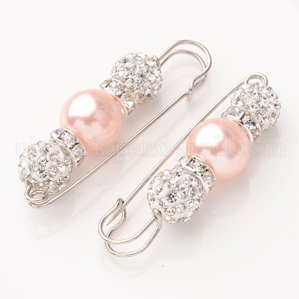 Valentines Day Gifts for Her Rhinestone Clay Brooches UK-X-JEWB-H004-02-1