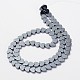 Non-magnetic Synthetic Hematite Beads Strands UK-IM006-3