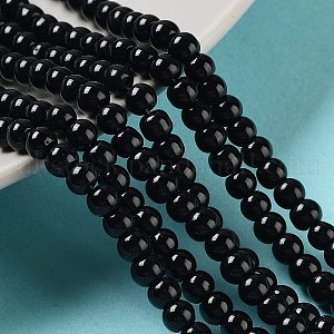Glass Pearl Beads Strands UK-HY-4D-B20
