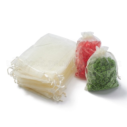 Organza Gift Bags with Drawstring UK-OP-R016-10x15cm-19-1