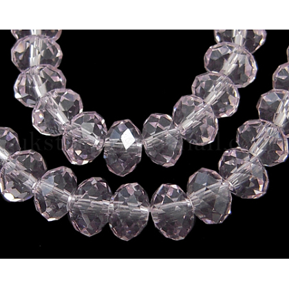 Electroplate Glass Beads Strands UK-GR10MMY-29L-K-1