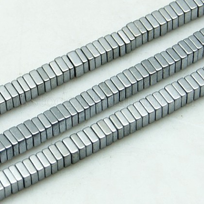 Non-magnetic Synthetic Hematite Beads Strands UK-G-K003-3mm-05-1