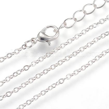 Iron Cable Chains Necklace Making UK-MAK-R016-45cm-P-1