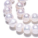 Natural Cultured Freshwater Pearl Beads Strands UK-PEAR-S001-8-9mm-3-4