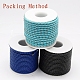 Eco-Friendly Braided Leather Cord UK-WL-E018-3mm-17-3