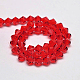 Imitate Austrian Crystal Bicone Glass Beads Strands UK-GLAA-F029-4x4mm-14-2