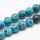 Natural Marble Beads Strands&nbsp;UK-G-K211-6mm-E-1
