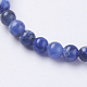 Natural Sodalite Beads Strands UK-G-G515-4mm-07-3