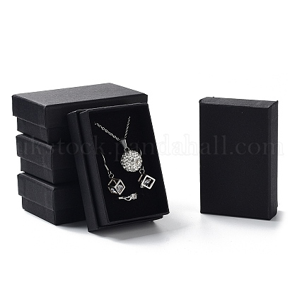 Cardboard Paper Jewelry Set Boxes UK-CBOX-G015-04-1