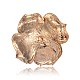 Golden Tone Alloy Enamel Rose Flower Pendants&nbsp;UK-ENAM-J162-05G-2