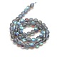 Synthetic Moonstone Beads Strands UK-G-F142-6mm-02-2