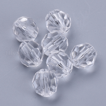Transparent Acrylic Beads UK-X-TACR-Q257-14mm-V01-1