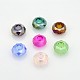 AB Color Plated Electroplate Glass Beads UK-GPDL-J028-AB-1