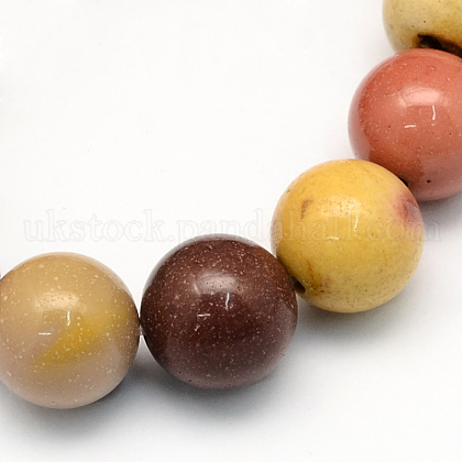 Natural Mookaite Beads Strands UK-G-S185-6mm-K-1