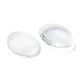 Transparent Oval Glass Cabochons UK-X-GGLA-R022-40x30-3